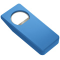 Flaschenöffner Recycling mit Verschluss „Alpha“, recy. blau