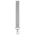 Kurz-Lanyard mit Standardkarabiner,, ca. Pantone cool gray 6C