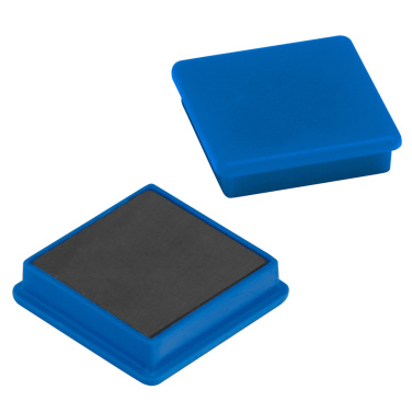 Magnet, quadratisch, blau, Produktbild (2)