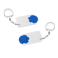 Einkaufswagenchiphalter „Beta“, blau