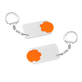 Einkaufswagenchiphalter „Beta“, orange