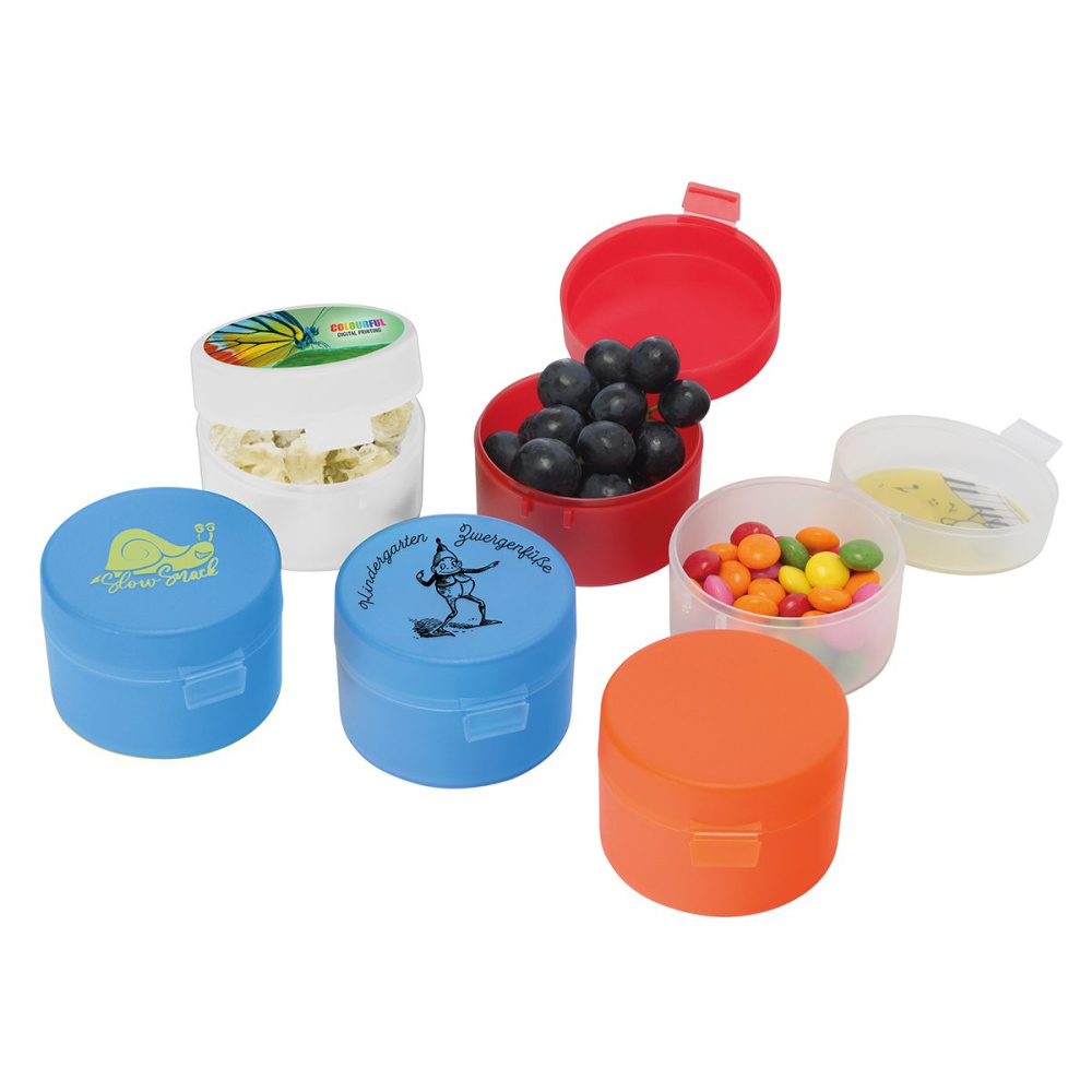 Obst-/Snackdose, gefrostet rot, Produktbild (1)