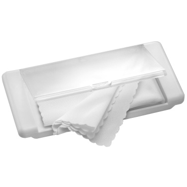 Mikrofasertuch "Box", weiß, Produktbild (2)