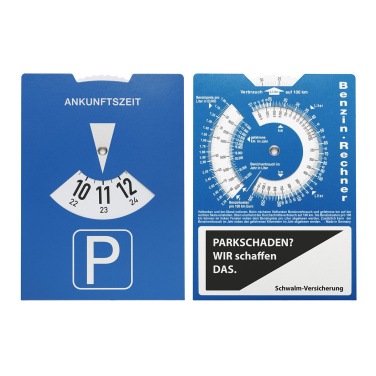 Kartonparkscheibe mit Benzinrechner, Produktbild (2)