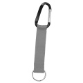 Kurz-Schlüsselband/Kurz-Lanyard "Duo", ca. Pantone cool gray 8C