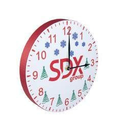 3D-gedruckte Wanduhr mit Logo, Produktbild
