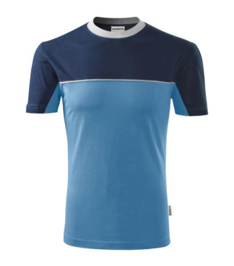 RIMECK Colormix – T-Shirt unisex, azureblau, 4XL, Produktbild (2)