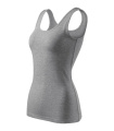 MALFINI Triumph – T-Shirt Damen, dunkelgrau meliert