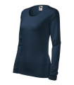 MALFINI Slim – T-Shirt Damen, marineblau