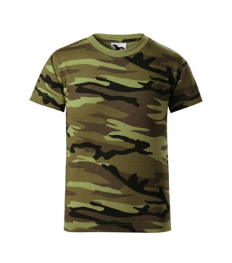 MALFINI Camouflage – T-Shirt Kinder, camouflage grün, 158 cm/12 years, Produktbild (2)