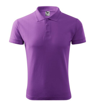 MALFINI Pique Polo – Polohemd Herren, lila, S, Produktbild (2)