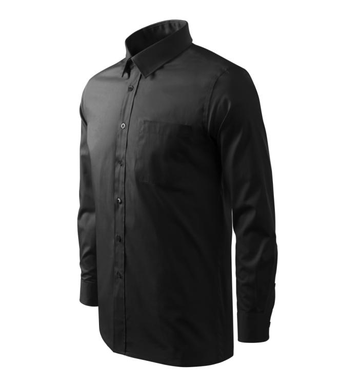 MALFINI Style LS – Hemd Herren, schwarz, S, Produktbild (1)