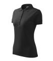 MALFINI Pique Polo – Polohemd Damen, anthrazit meliert