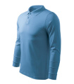 MALFINI Single J. LS – Polohemd Herren, azureblau