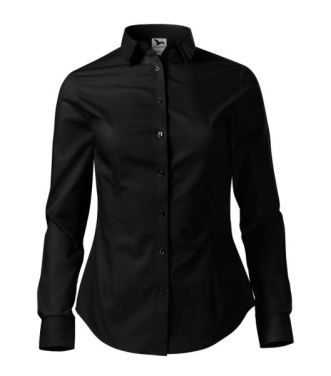MALFINI Style LS – Hemd Damen, schwarz, XS, Produktbild (2)