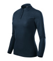 MALFINI Pique Polo LS – Polohemd Damen, marineblau