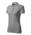 MALFINI Premium Perfection plain – Polohemd Damen, dunkelgrau meliert