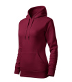 MALFINI Cape – Sweatshirt Damen, garnet
