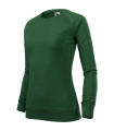 MALFINI Merger – Sweatshirt Damen, flaschengrün meliert