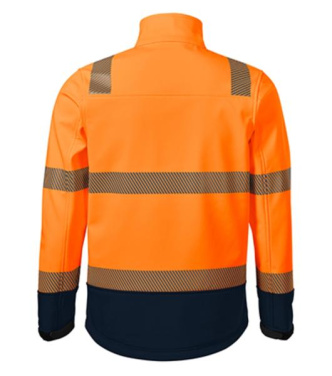 RIMECK HV Drop – Softshelljacke unisex, fluoreszierendes orange, M, Produktbild (3)