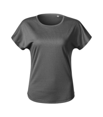 MALFINI Chance (GRS) – T-Shirt Damen, schwarz melliert, XS, Produktbild (2)