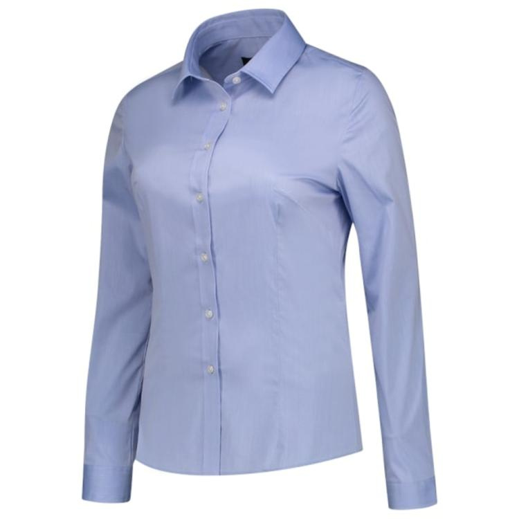 TRICORP Fitted Stretch Blouse – Hemd Damen, blue, 36, Produktbild (1)