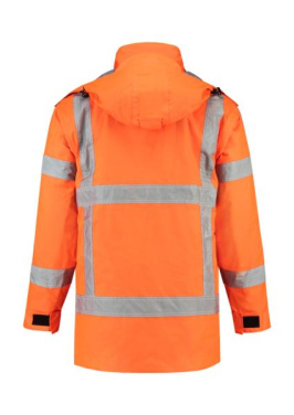 TRICORP RWS Parka – Arbeitsjacke unisex, fluoreszierendes orange, 4XL, Produktbild (3)