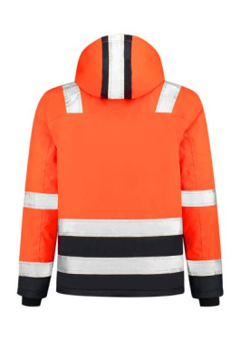 TRICORP Midi Parka High Vis Bicolor – Arbeitsjacke unisex, fluoreszierendes orange, 4XL, Produktbild (3)