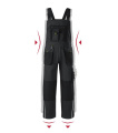 RIMECK Ranger – Arbeitslatzhose Herren, ebony grau