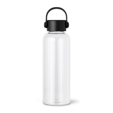 VILDMARK LOOP Tritan 0,5 l – Trinkflasche, Farbe: transparent/Schwarz, Produktbild (2)