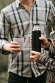 VILDMARK Classic 0,75 l – Thermosflasche, mattschwarz