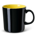 KOPP Emma 25 cl – Tasse, glänzendes Schwarz/Gelb 109