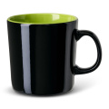 KOPP Emma 25 cl – Tasse, glänzendes Schwarz/Grün 376