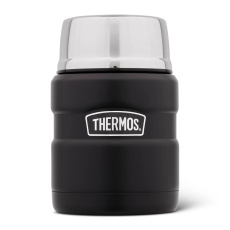 THERMOS King 0,5 l – Speisethermos, Farbe: mattschwarz