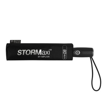 STORMaxi ST-40 Taschenschirm, schwarz, Ø 90 cm, Produktbild (4)