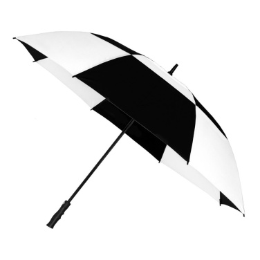 FALCONE GP-51-A Golfschirm, schwarz / weiß, Ø 130 cm, Produktbild (4)