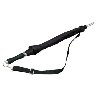 FALCONE LR-3 Regenschirm mit Schultergurt, schwarz, Ø 100 cm, Produktbild (2)