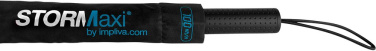STORMaxi ST-12 aerodynamischer Sturmschirm, schwarz / blau, Ø 92 cm, Produktbild (3)