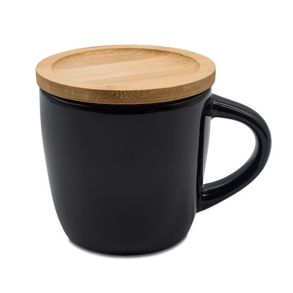 320 ml Arona Keramikbecher, schwarz, Produktbild (1)