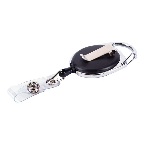 Skipass mit Karabiner, schwarz, Produktbild (1)