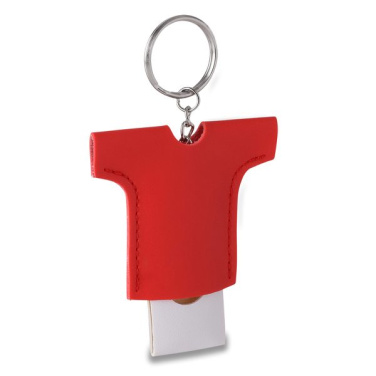 T-Shirt-Schlüsselanhänger, rot, Produktbild (2)