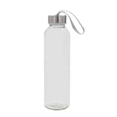 500 ml Aqua Flow Glasflasche, farblos, Produktbild (2)