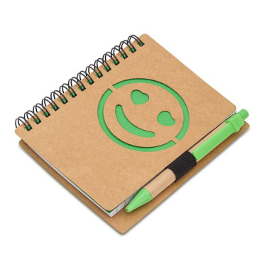 Smile Notizbuch, grün, Produktbild (4)