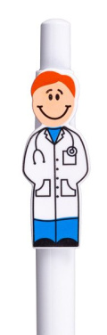 Medic Kugelschreiber, weiß, Produktbild (4)