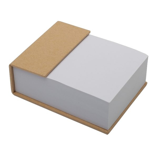 Notizblock aus Papier, beige, Produktbild (1)