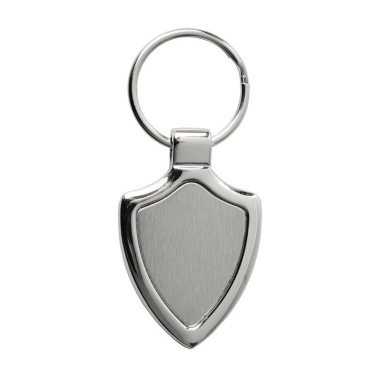 Schlüsselanhänger aus Metall mit Emblem, silber, Produktbild (3)