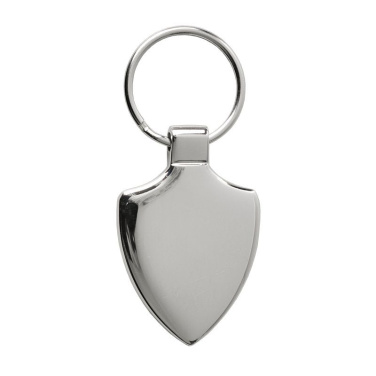 Schlüsselanhänger aus Metall mit Emblem, silber, Produktbild (4)