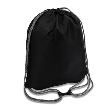 Arena-Rucksack mit Kordelzug, schwarz, Produktbild (4)