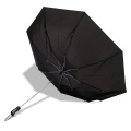 Vernier faltbarer, sturmfester Regenschirm, schwarz