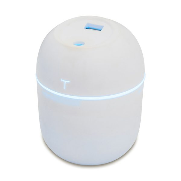 Nebelbefeuchter mit Lampe, weiß, Produktbild (1)